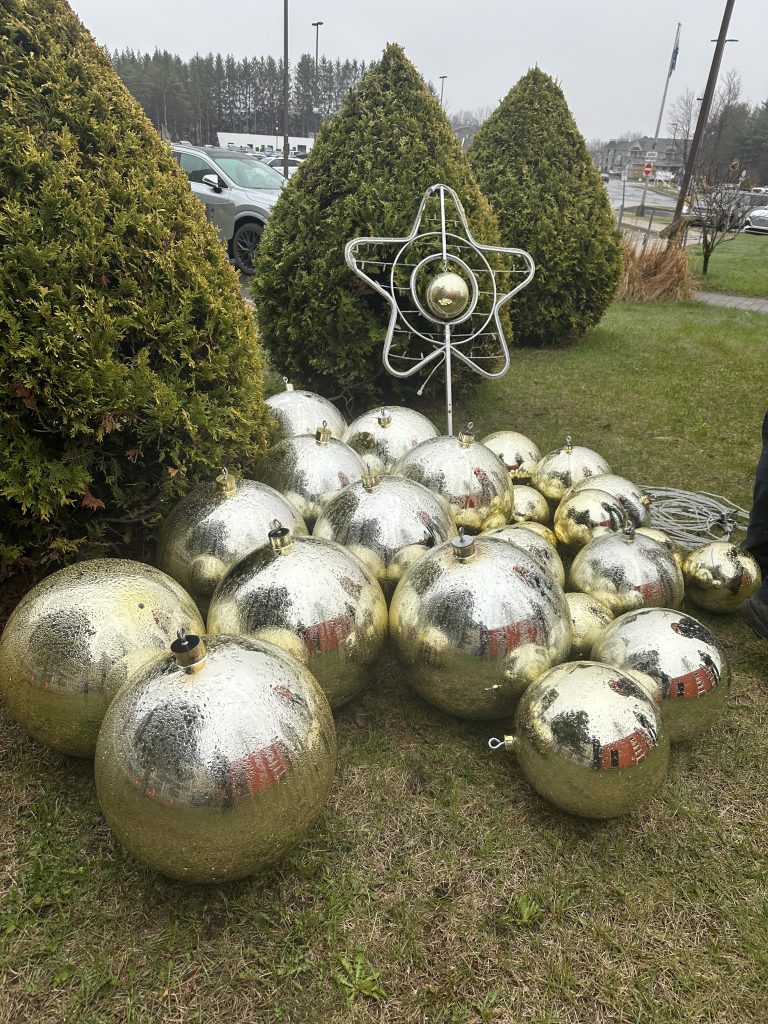 Installation du sapin