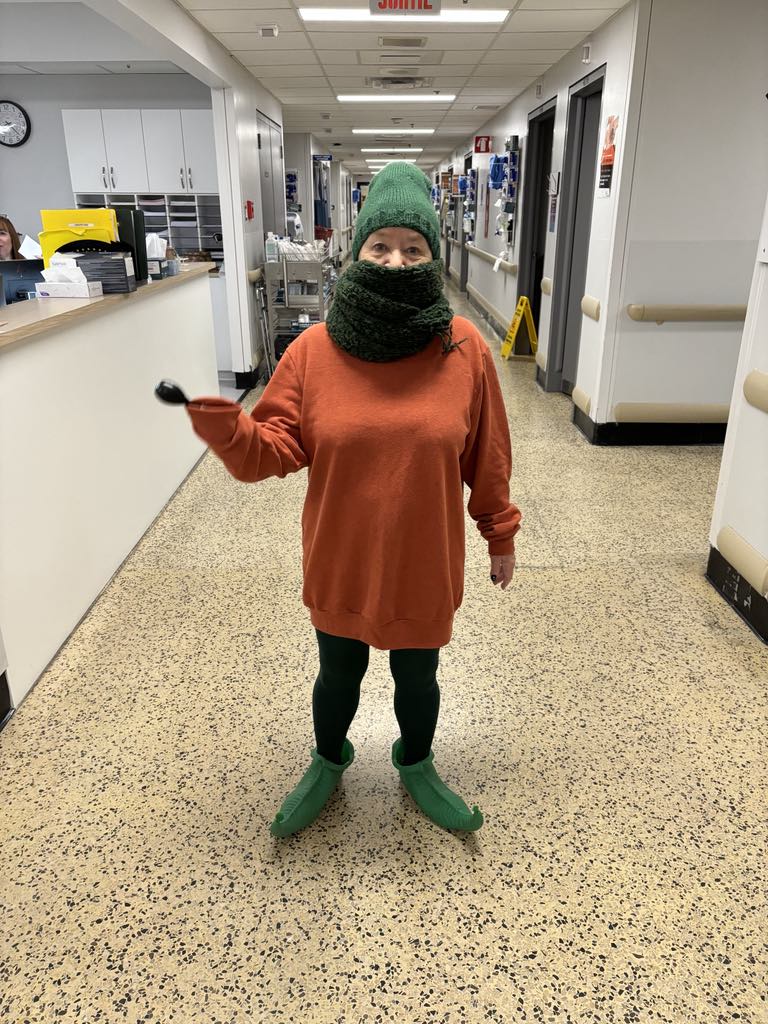 Lutine pendant la tournée au CHDL